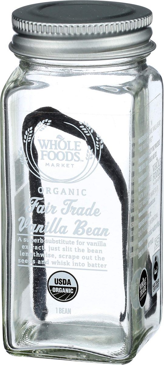 Whole Foods Market, Organic Fair Trade Vanilla Bean, 1 Count