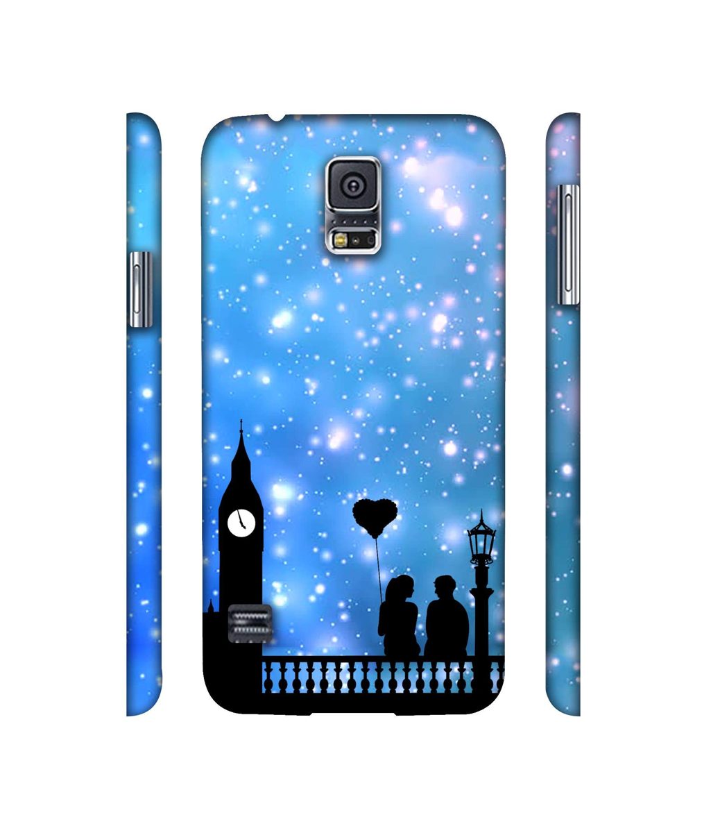 Amazon Brand - Solimo Designer Love Couple Vector 3D Printed Hard Back Case Mobile Cover for Samsung Galaxy S5 i9600