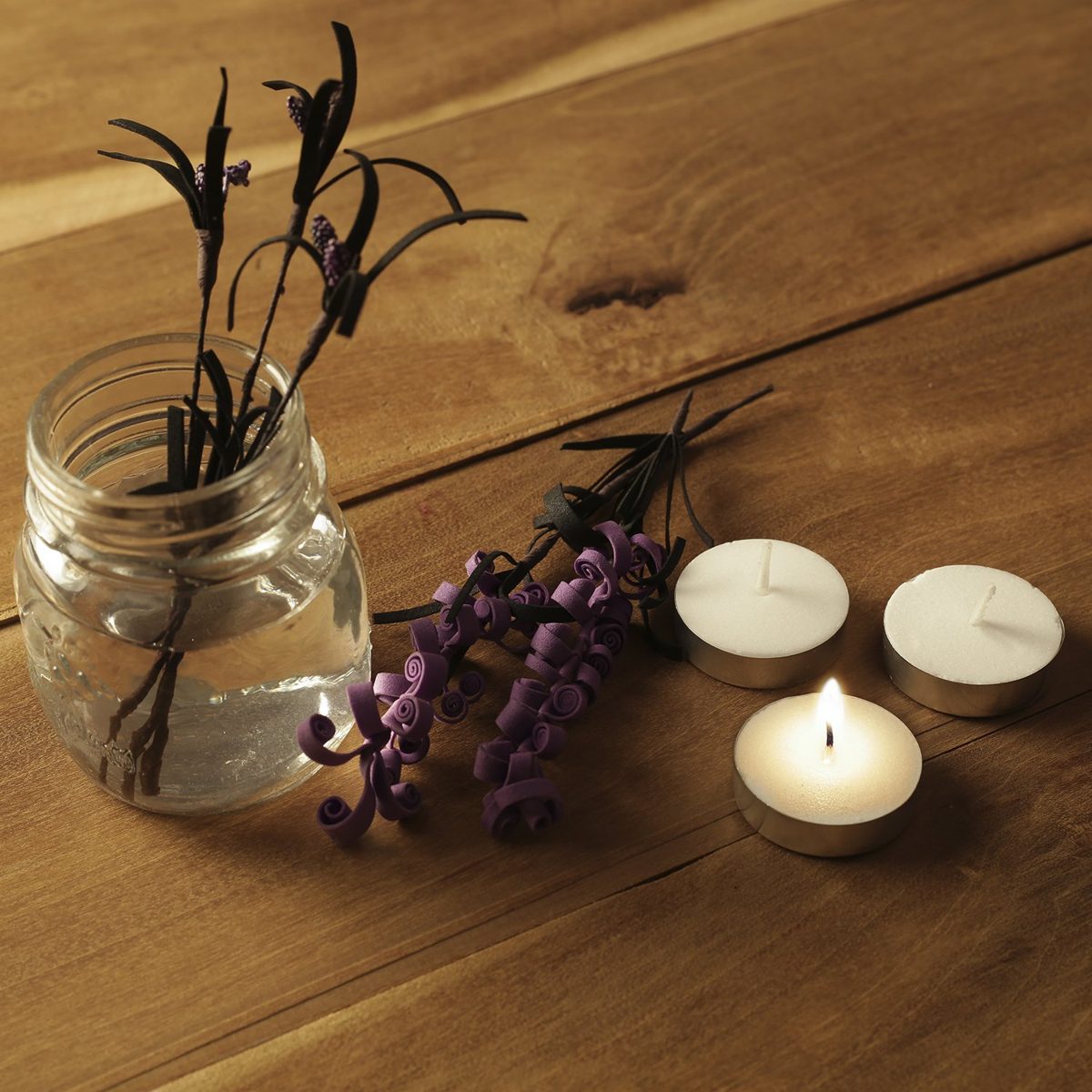 Amazon Brand - Solimo Wax Tealight Unscented Candle (Set of 100)