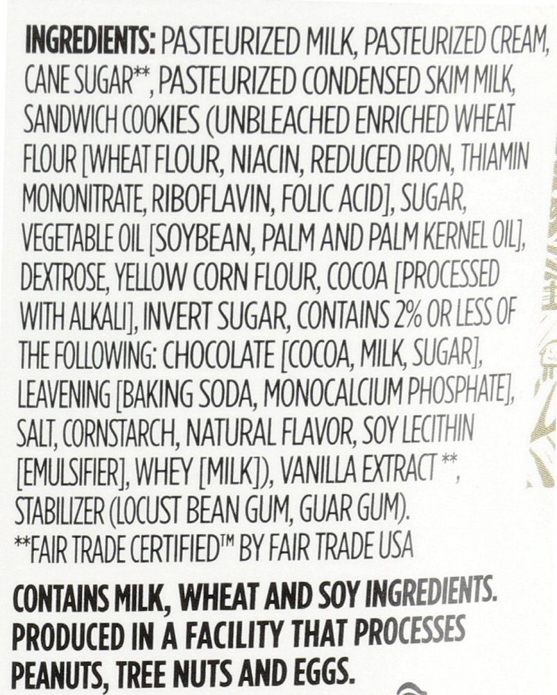 365 EVERYDAY VALUE Whole Trade Cookies And Cream Ice Cream, 1.75 QT