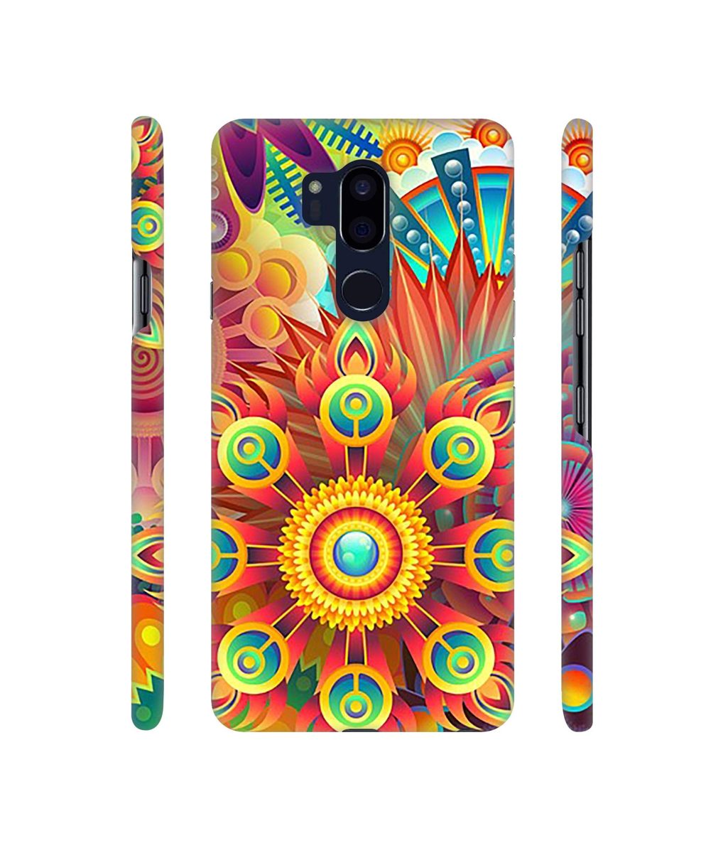 Amazon Brand - Solimo Designer Rangoli 3D Printed Hard Back Case Mobile Cover for LG G7 ThinQ