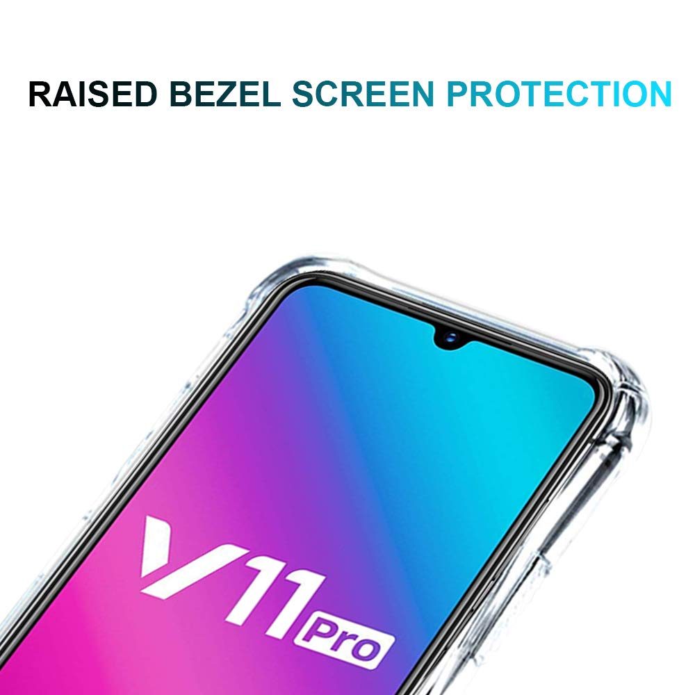 Amazon Brand - Solimo Soft & Flexible Back Phone Case for Vivo V11 Pro (Transparent)