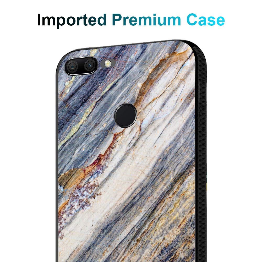 Amazon Brand - Solimo Designer Marble Printed Hard Back Case Mobile Cover for Huawei Honor 9N (D295)