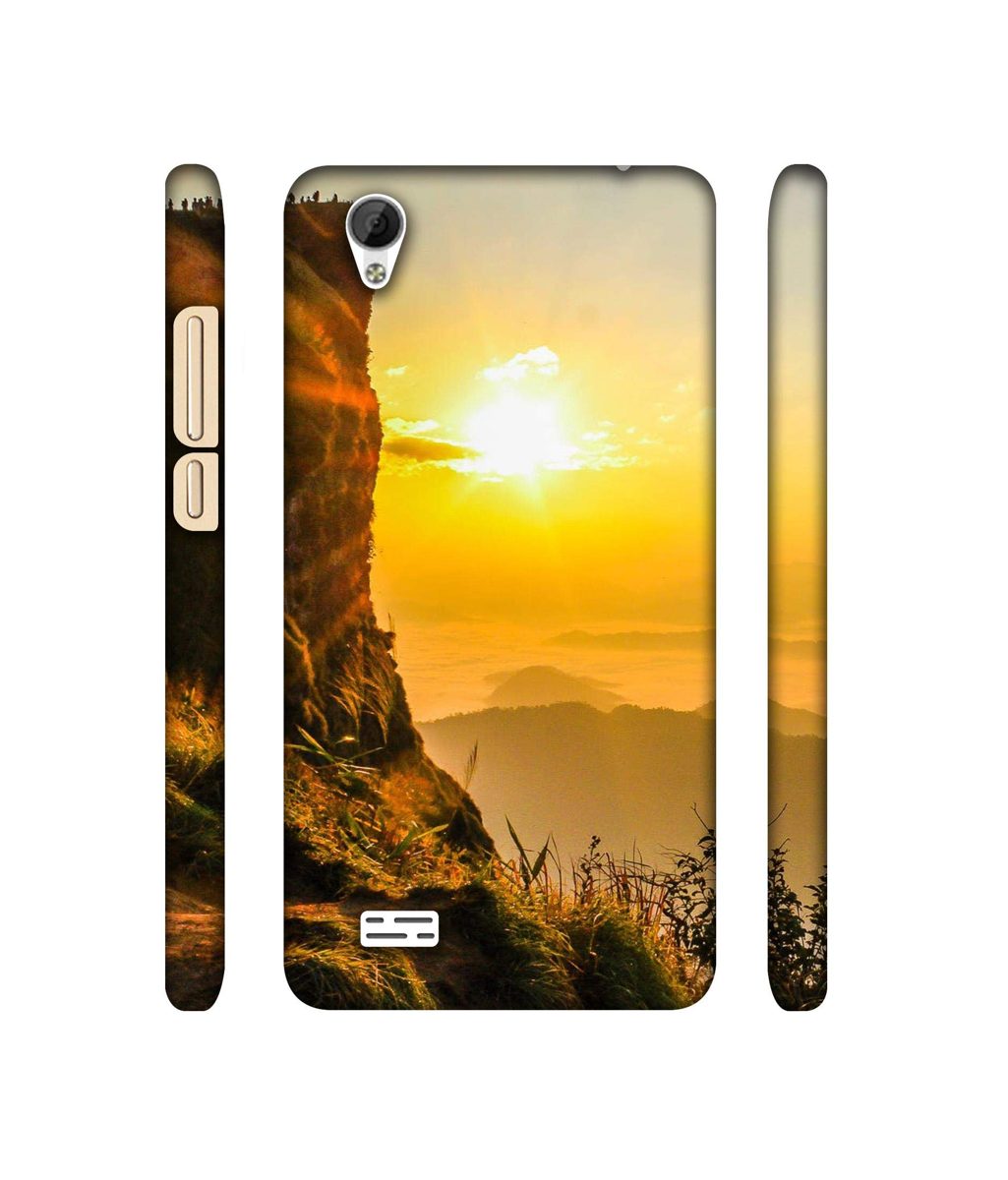 Amazon Brand - Solimo Designer Mountan Side Sun View 3D Printed Hard Back Case Mobile Cover for Vivo Y31