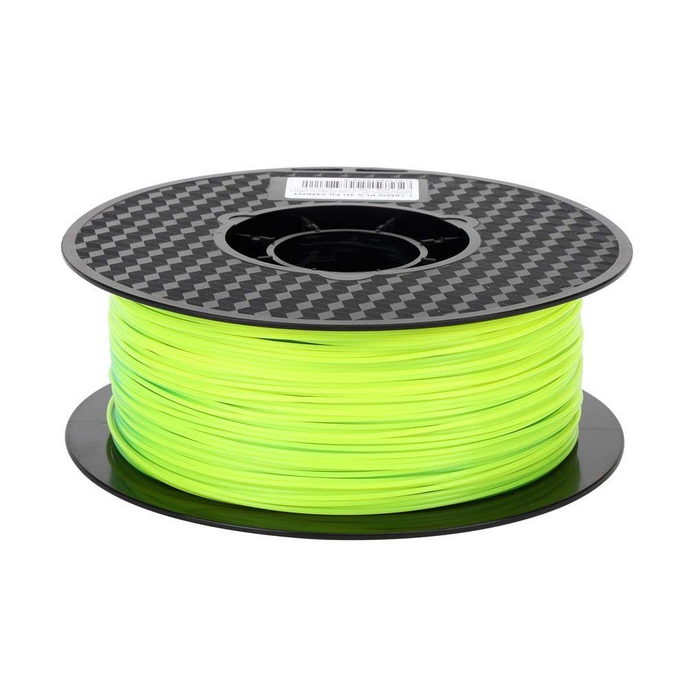 Eono by Amazon Color Changing PLA Filament 1.75 mm 3D Printer Filament Change with Temperature From Green to Yellow 1KG 2.2LBS Spool 3D Pen Filament Printing Material PLA
