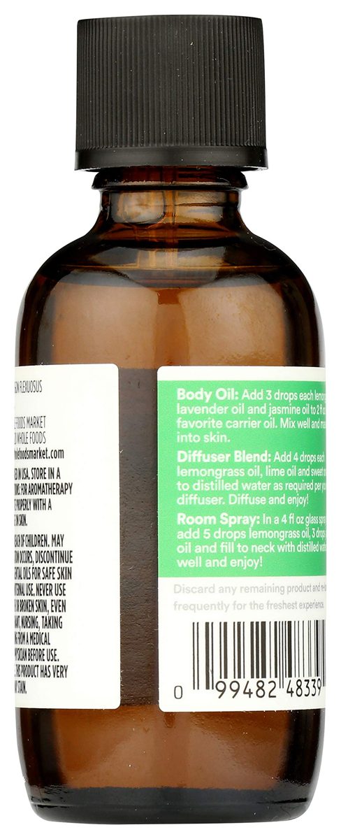 365 Everyday Value, Essential Oil Lemongrass Value Size, 2 fl oz