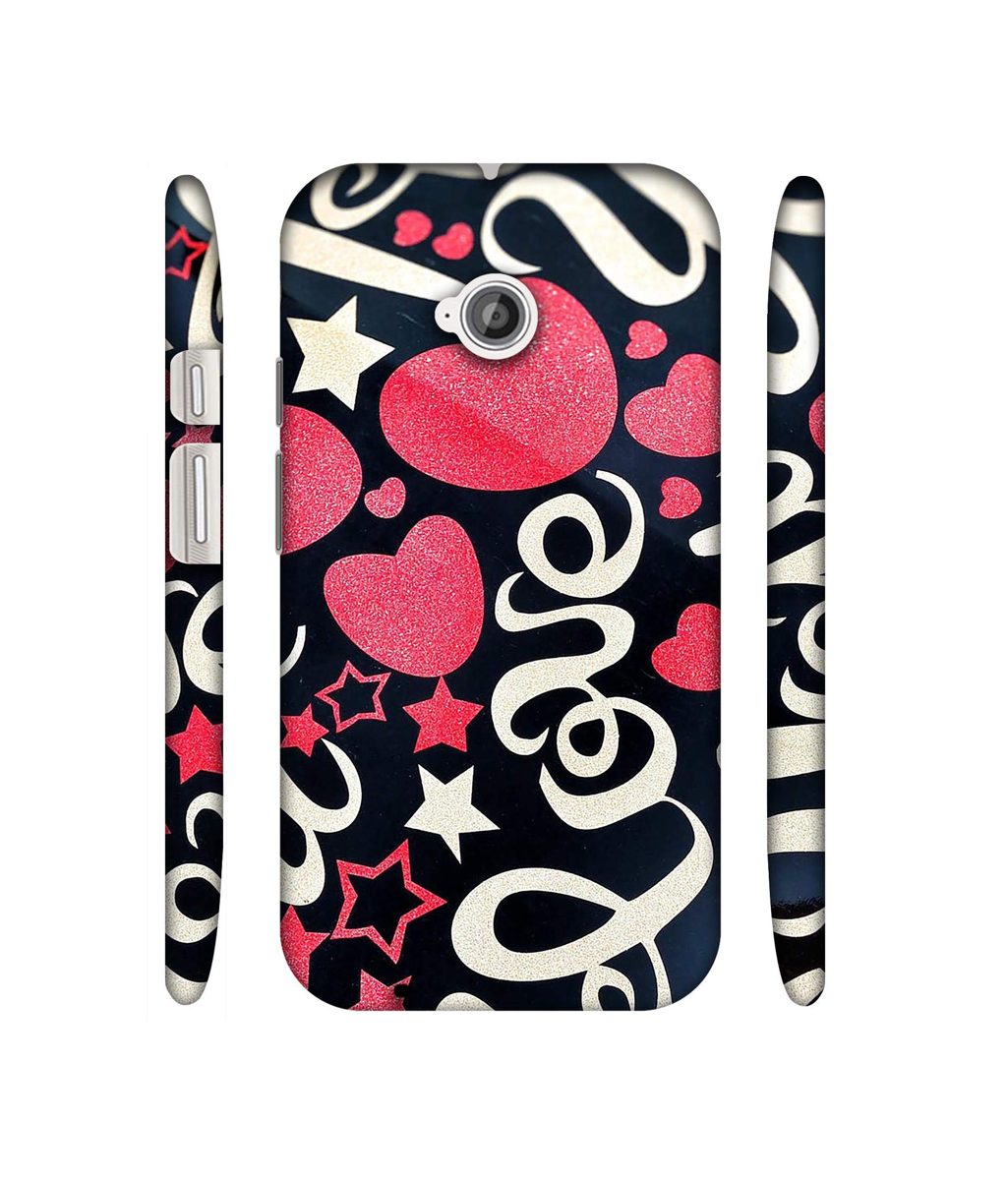 Amazon Brand - Solimo Designer Love You 3D Printed Hard Back Case Mobile Cover for Motorola Moto E 2nd Generation