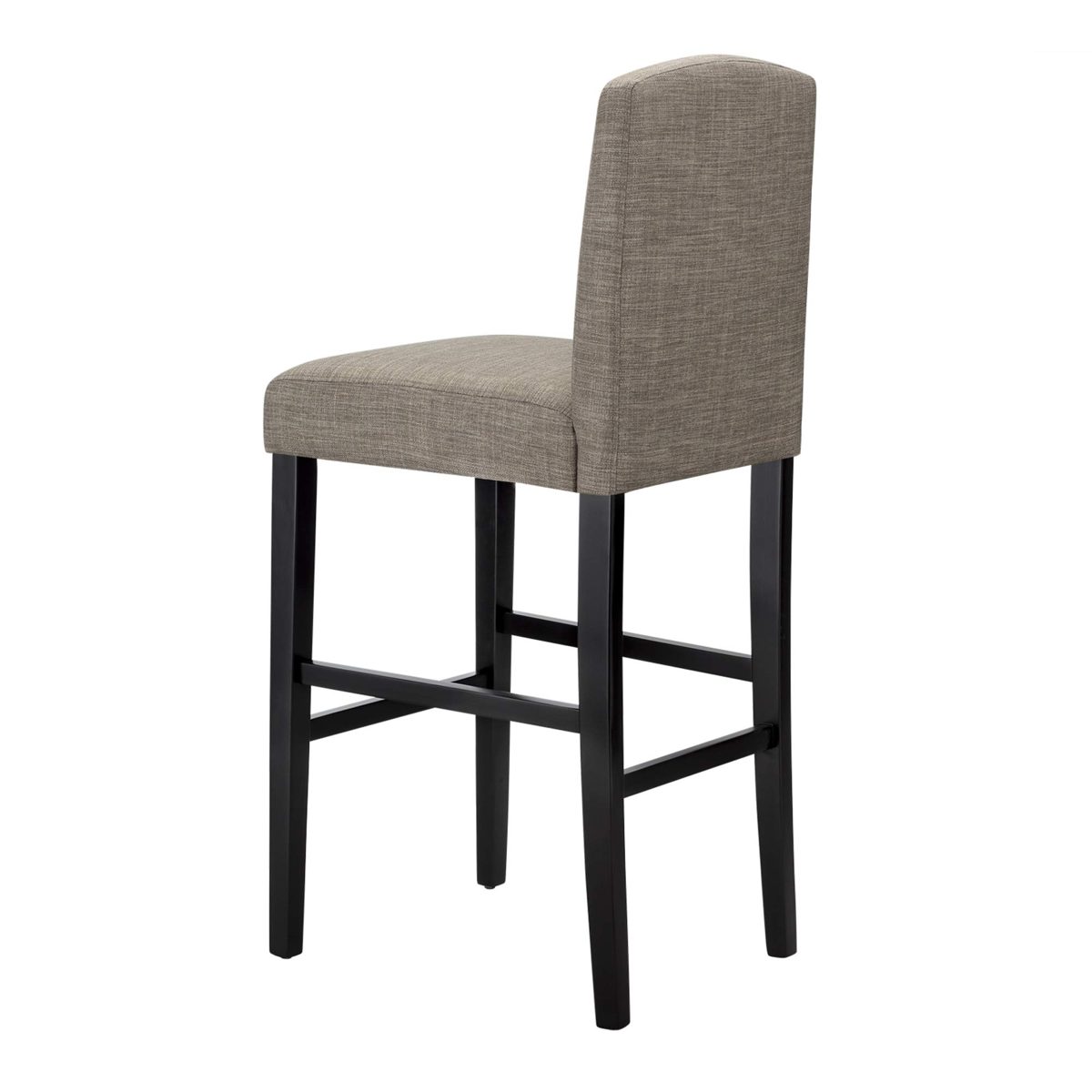 Amazon Brand – Ravenna Home Modern Bar Stool with Back, 44 Inch Height, Grey, Set of 2