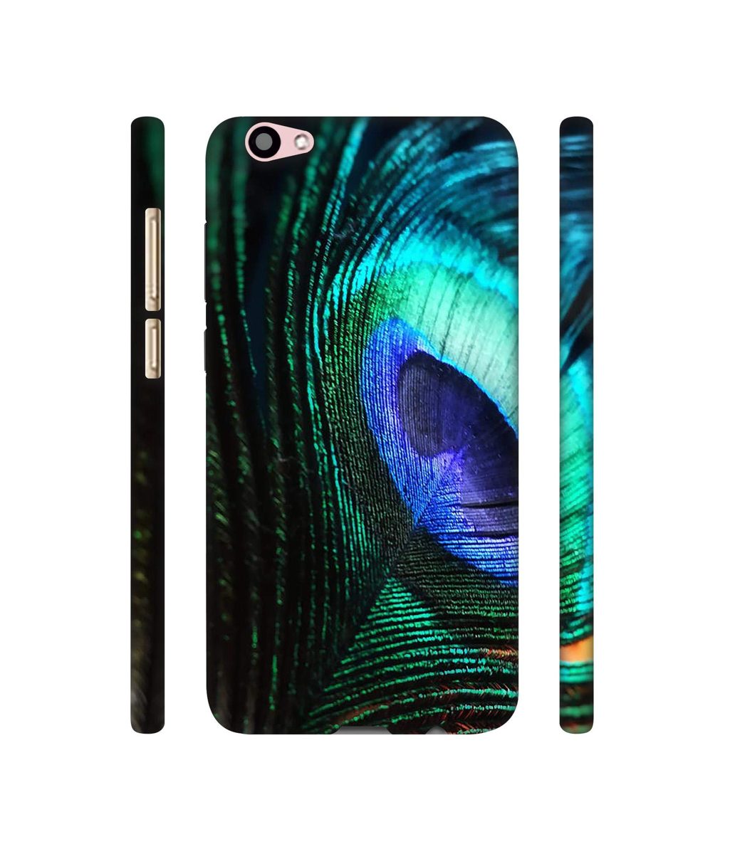 Amazon Brand - Solimo Designer Peacock Feather 3D Printed Hard Back Case Mobile Cover for Vivo V5 Plus