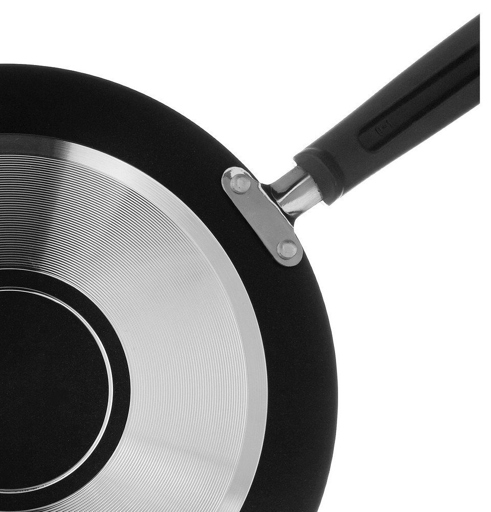 Amazon Brand - Solimo Non-Stick Concave Tawa, 28cm (Black)
