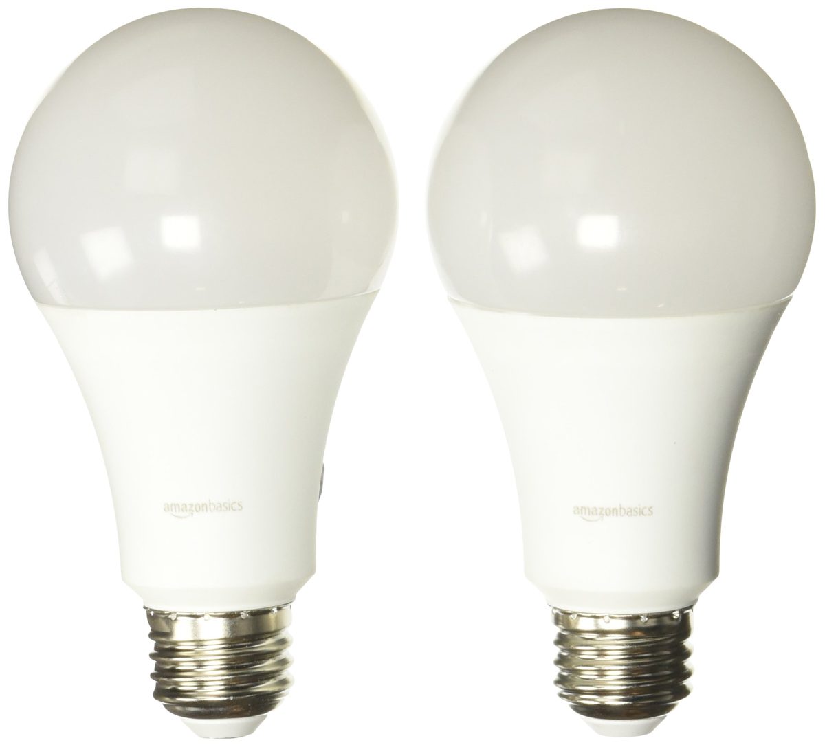 AmazonBasics Non-Dimmable LED Light Bulbs (A19 A21)