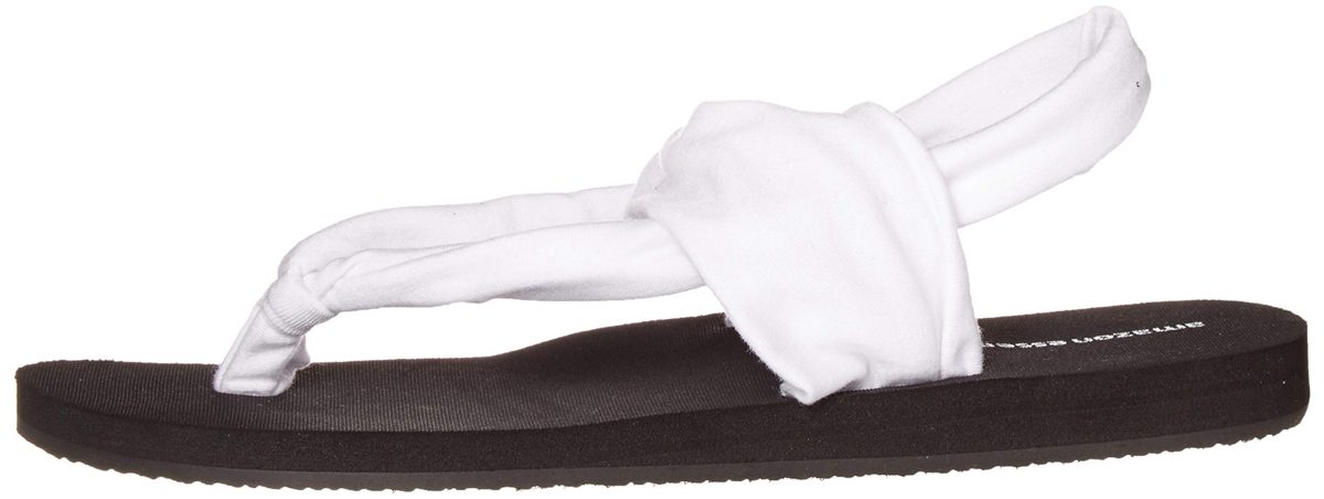 Amazon Essentials Women's Delia Sandal, White, 13 Medium US