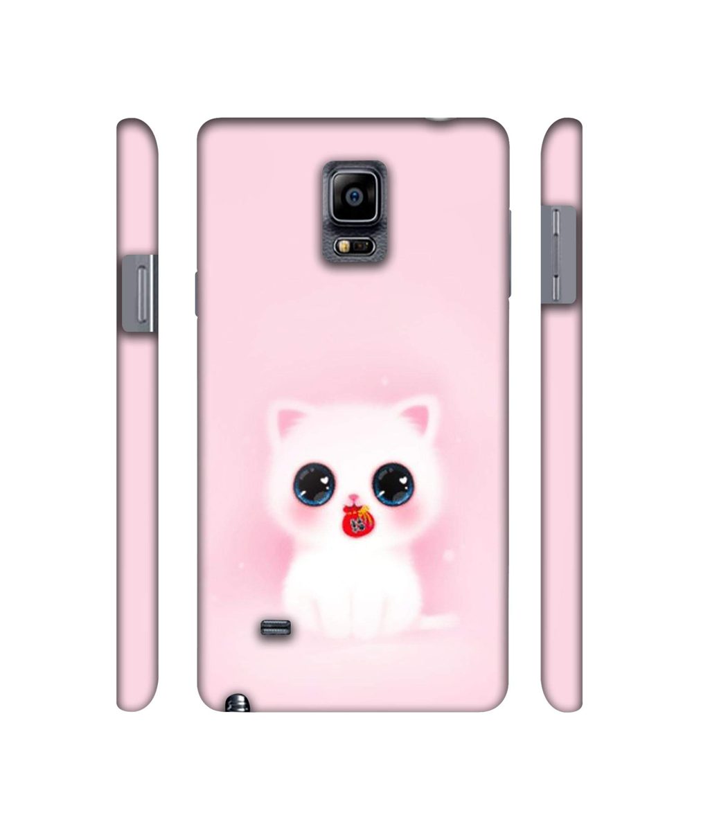 Amazon Brand - Solimo Designer Kitty 3D Printed Hard Back Case Mobile Cover for Samsung Galaxy Note 4