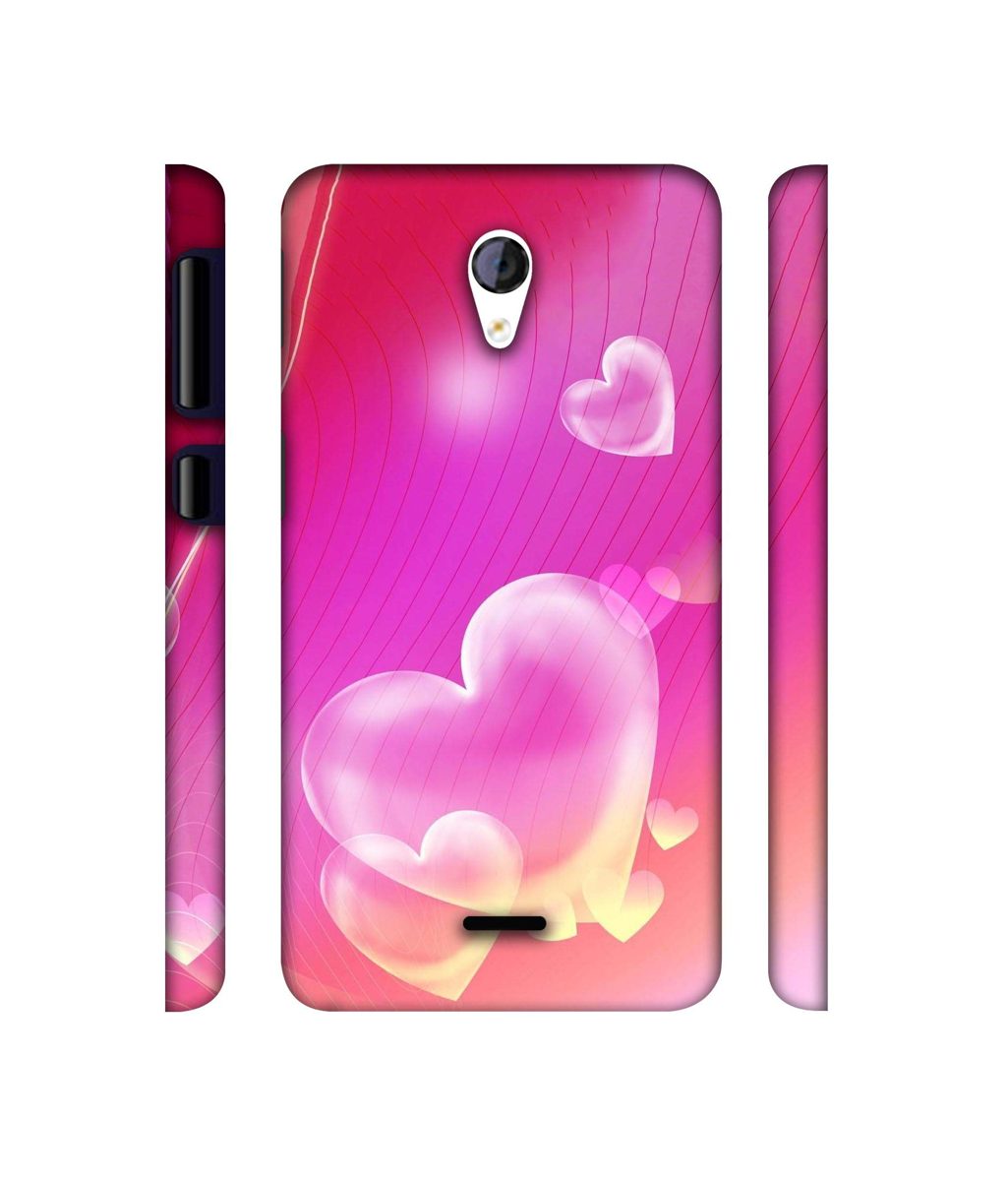 Amazon Brand - Solimo Designer Heart Abstract 3D Printed Hard Back Case Mobile Cover for Micromax Canvas Unite 2 A106