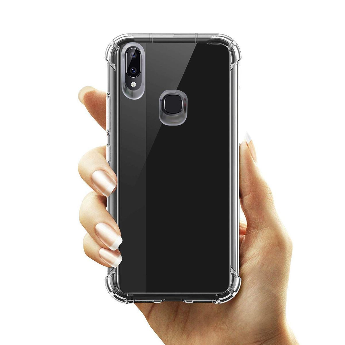 Amazon Brand - Solimo Mobile Cover for Vivo Y83 Pro (Soft & Flexible Back Case), Transparent