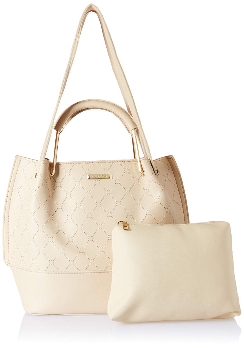 Flavia Women's Handbag (Beige)