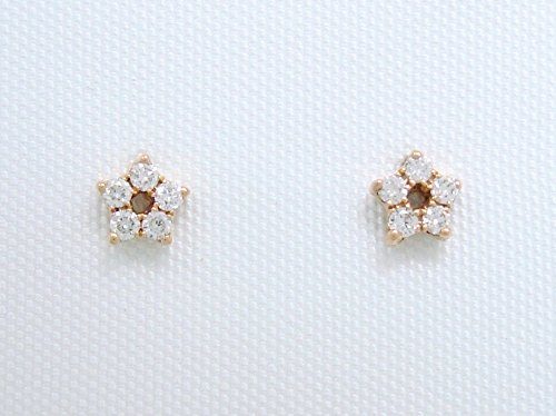 [An AJC Collection] an AJC Collection K18PG Diamond Earrings ajp02pg