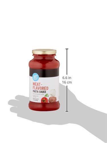 Amazon Brand - Happy Belly Meat-Flavored Pasta Sauce, 24 Ounce