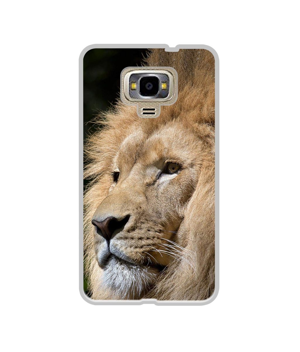 Amazon Brand - Solimo Designer Lion UV Printed Soft Back Case Mobile Cover for Samsung Z4