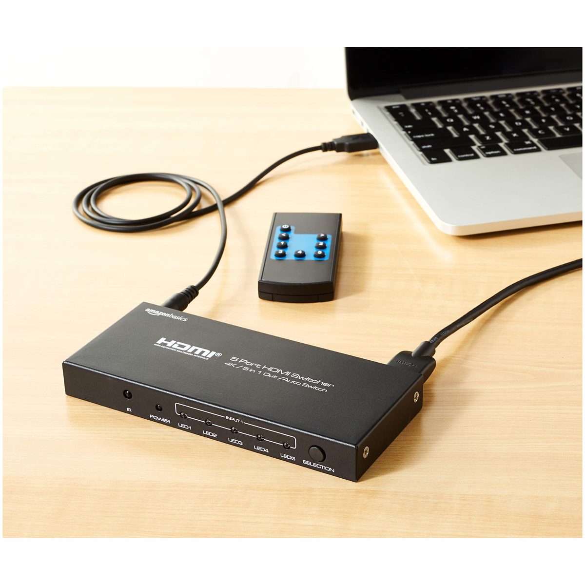 AmazonBasics 4K HDMI 5x1 Switch