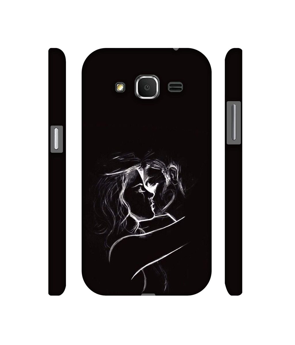 Amazon Brand - Solimo Designer Kissing Couple 3D Printed Hard Back Case Mobile Cover for Samsung Galaxy Core Prime