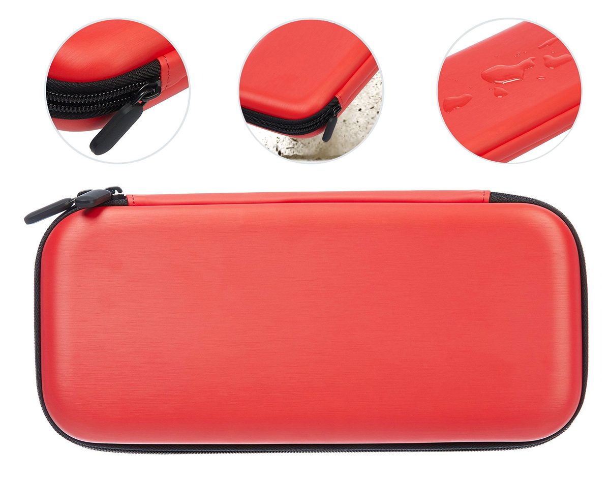 AmazonBasics Carrying Case for Nintendo Switch - Red