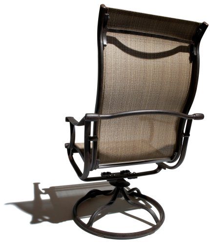 Strathwood Naples Sling Swivel Arm Chair