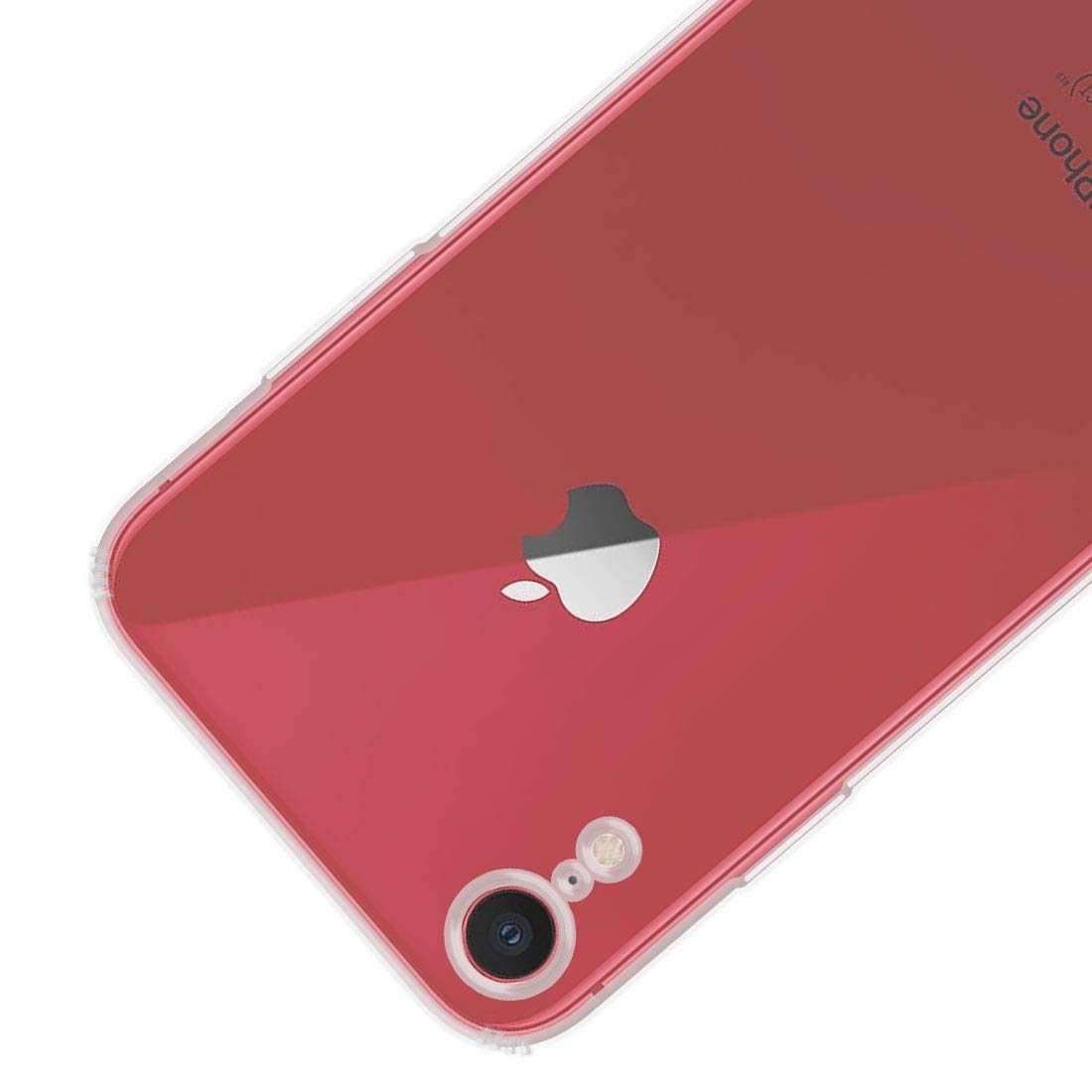 Amazon Brand - Solimo Anti Dust Plug Mobile Cover (Soft & Flexible Back case), for Apple iPhone XR (Transparent)