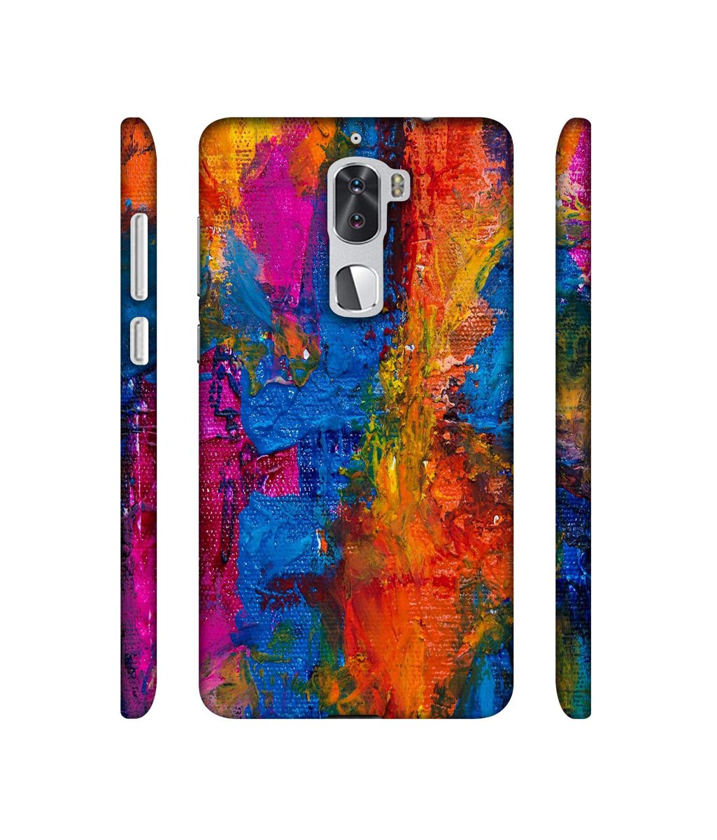 Amazon Brand - Solimo Designer Dark Multicolor Canvas 3D Printed Hard Back Case Mobile Cover for Coolpad Cool1 Dual
