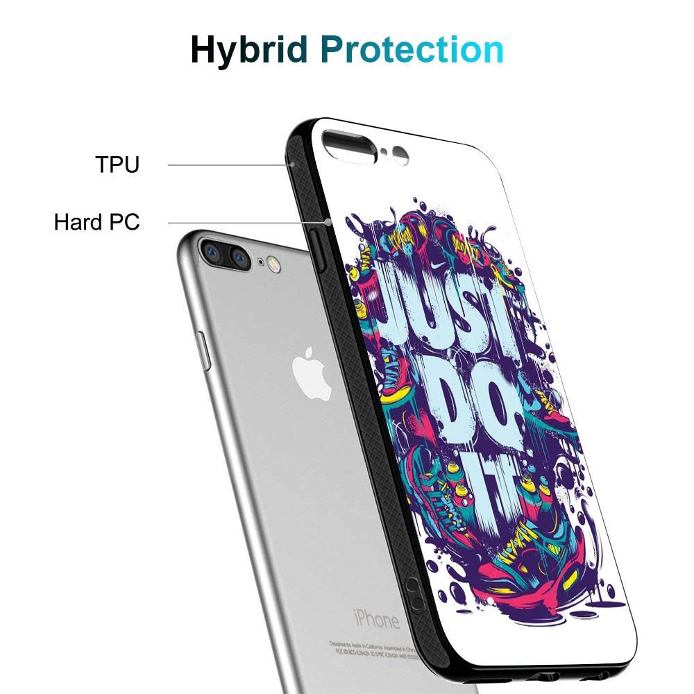 Amazon Brand - Solimo Designer Just Do It Printed Hard Back Case Mobile Cover for Apple iPhone 8 Plus / 7 Plus (D1185)