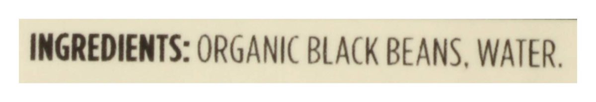 365 Everyday Value, Organic Black Beans, No Salt Added, 13.4 oz