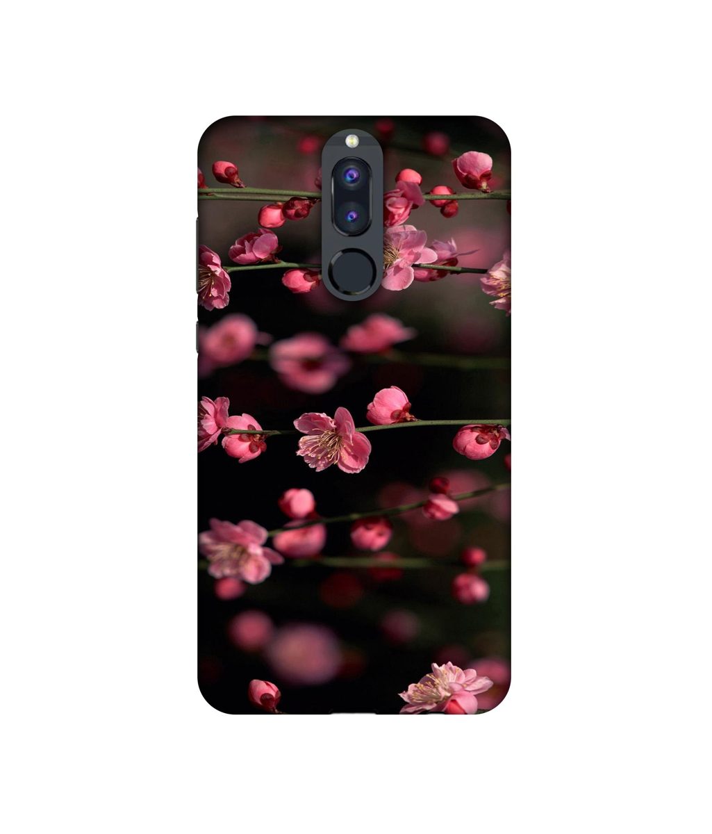 Amazon Brand - Solimo Designer Pink Flowers UV Printed Soft Back Case Mobile Cover for Huawei Honor 9i