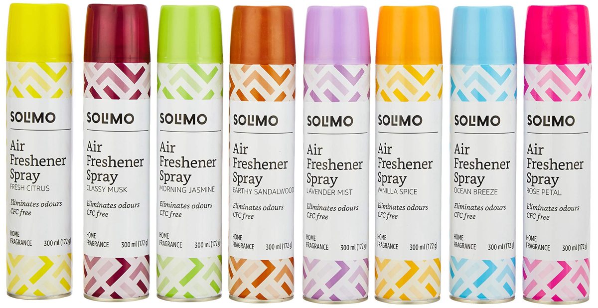Amazon Brand - Solimo Air Freshener Spray - Lavender Mist, 300ml
