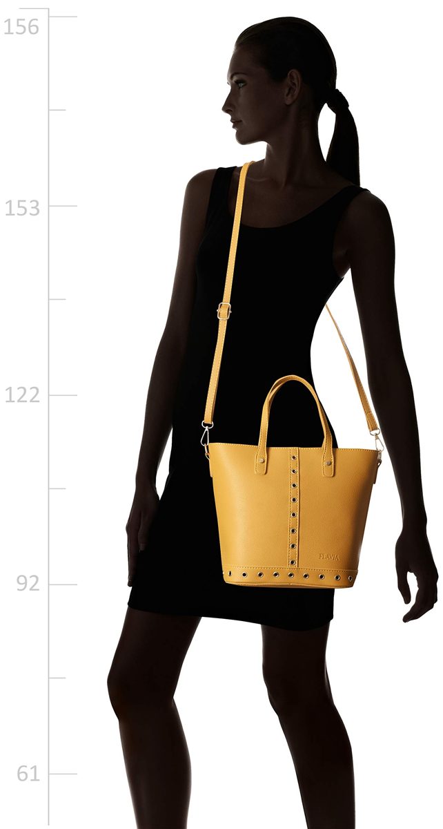 Flavia Women's Handbag (Yellow)