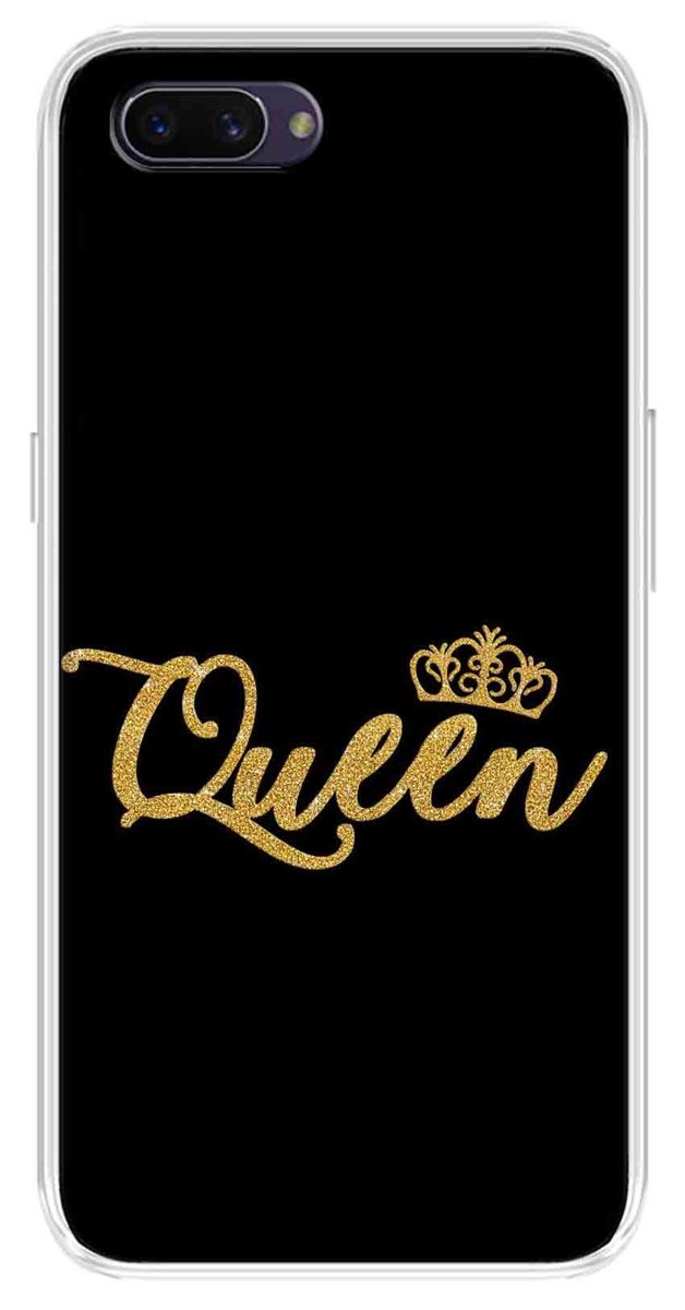 Amazon Brand - Solimo Designer Multicolor Queen Printed Soft Back Case Mobile Cover for Oppo A3s