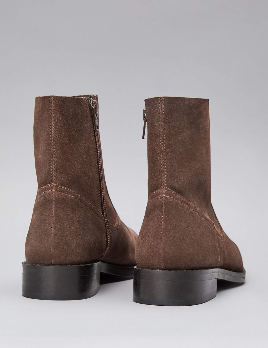 find. Women's Suede Western, Brown, US 5