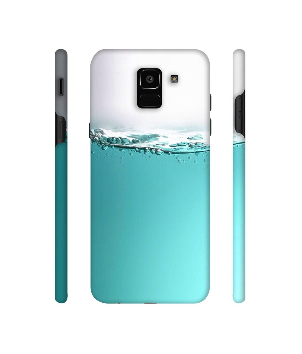 Amazon Brand - Solimo Designer Half Fill 3D Printed Hard Back Case Mobile Cover for Samsung Galaxy A6 Plus