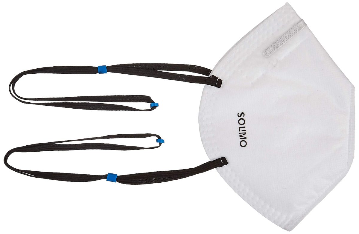 Amazon Brand - Solimo N95 Anti-Pollution Mask, Set of 3