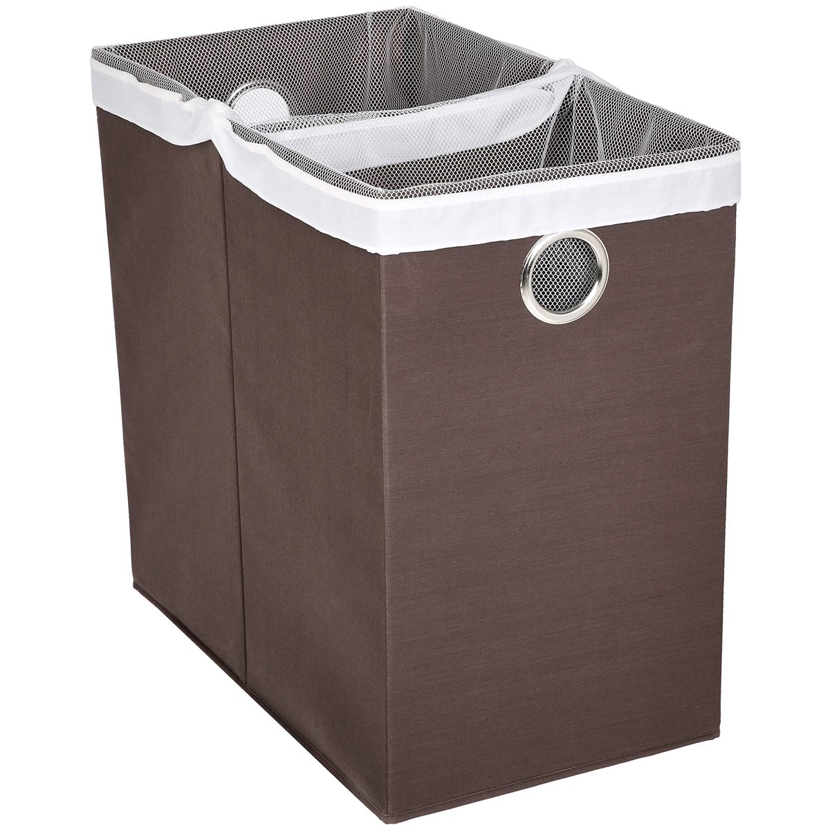 AmazonBasics Collapsible Laundry Sorter with Magnetic Lid