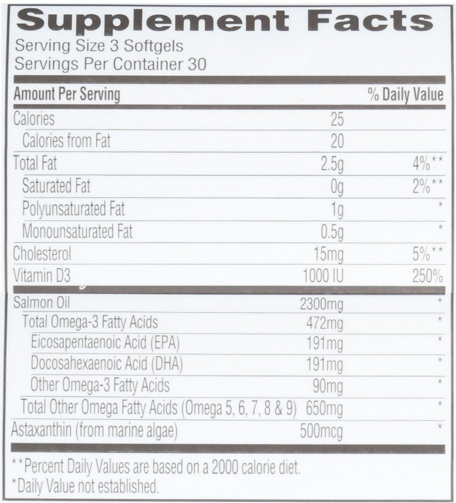 Whole Foods Market, Wild Alaskan Salmon Oil, 90 ct