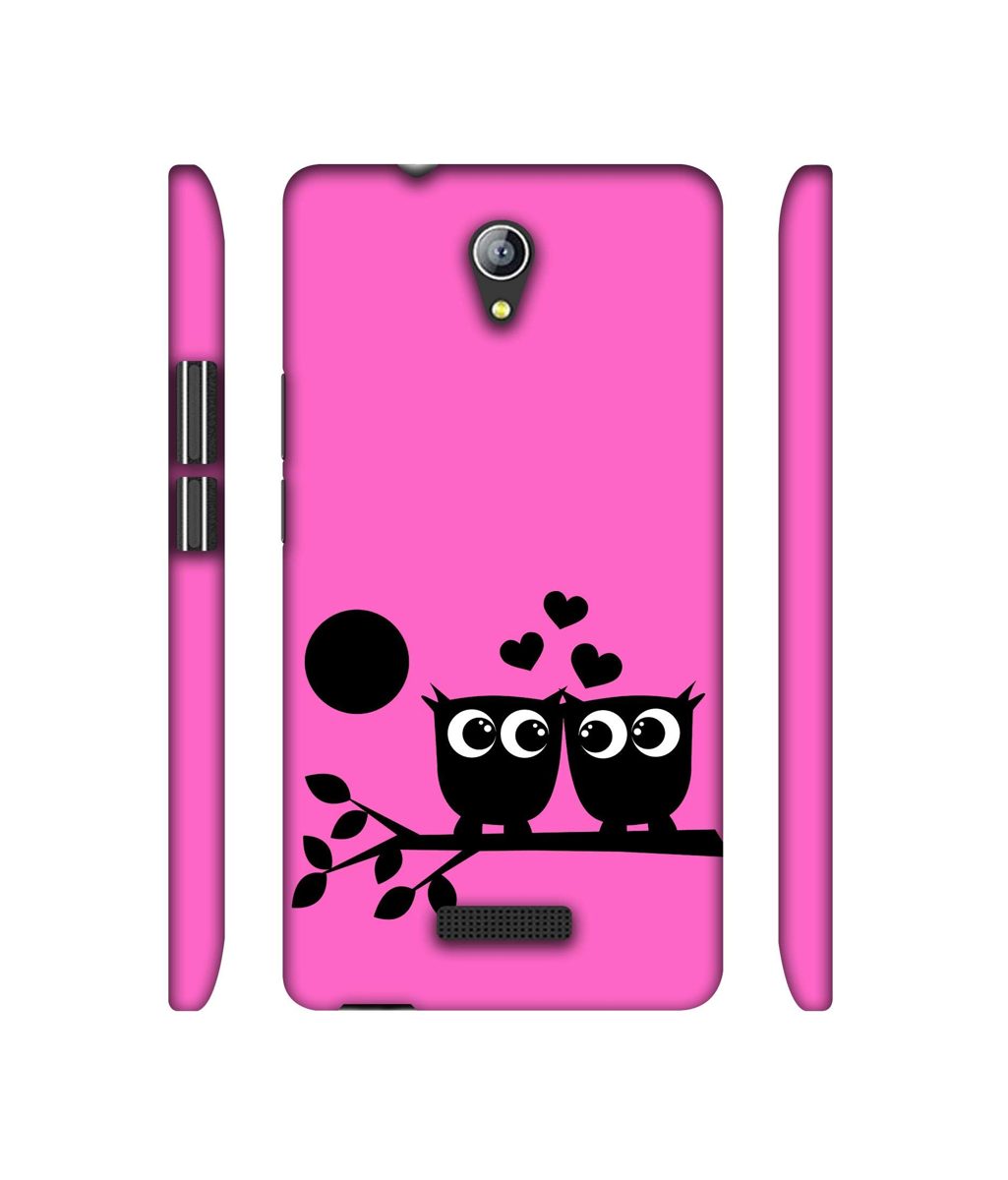Amazon Brand - Solimo Designer Love Birds Vector 3D Printed Hard Back Case Mobile Cover for Micromax Canvas Pace 4G Q416