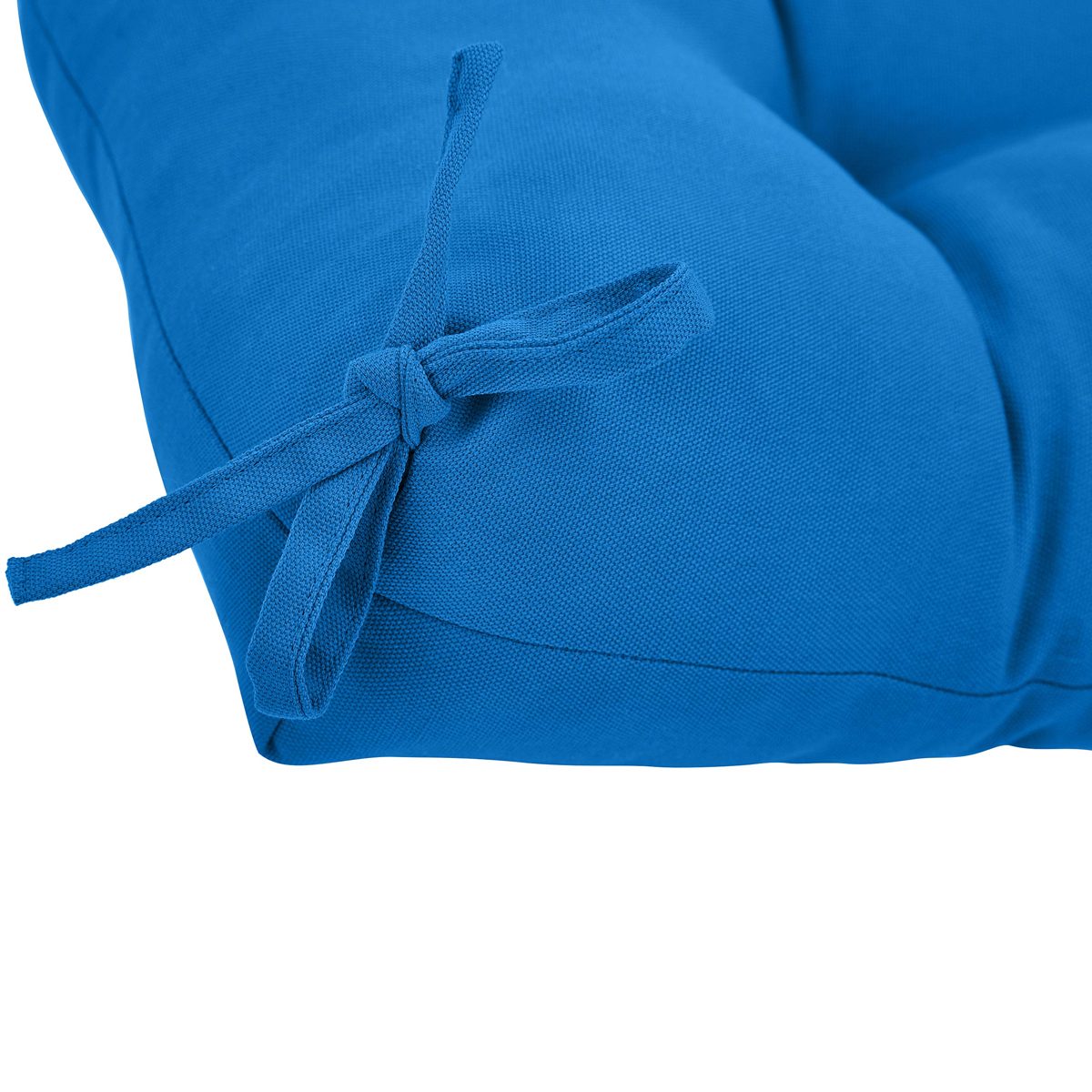 Amazon Basics Tufted Outdoor Patio Bench Cushion- 44 x 18 x 4 Inches, Blue