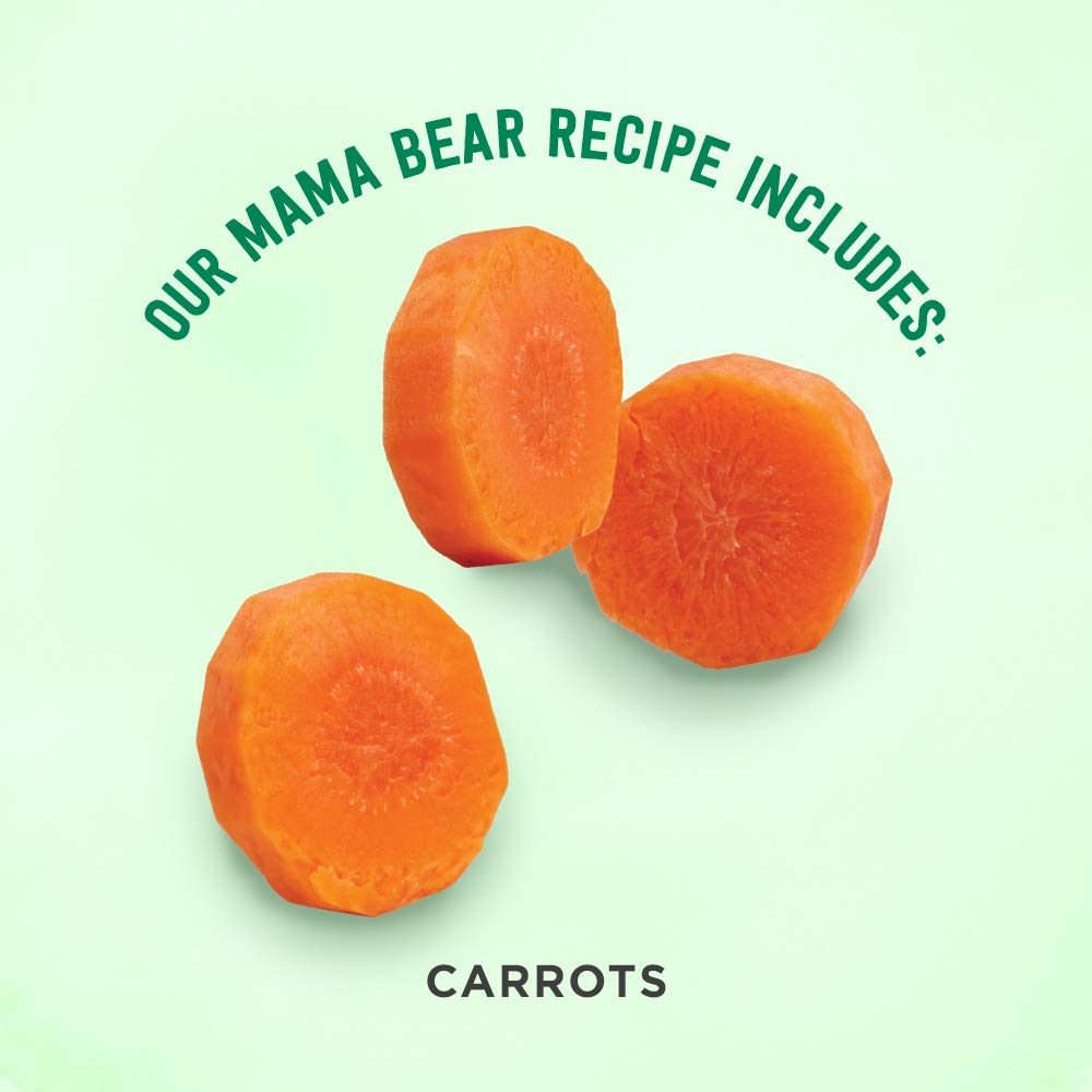 Amazon Brand - Mama Bear Organic Baby Food, Carrots, 4 Ounce Cup, Pack of 1
