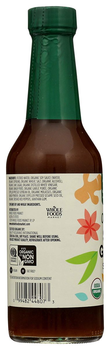 365 Everyday Value, Organic Soy Ginger Sauce, 10 oz