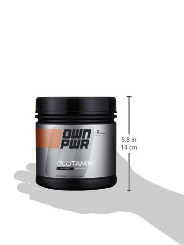 OWN PWR L-Glutamine Powder, Unflavored, 5 G, 1.1 Pound (100 Servings)