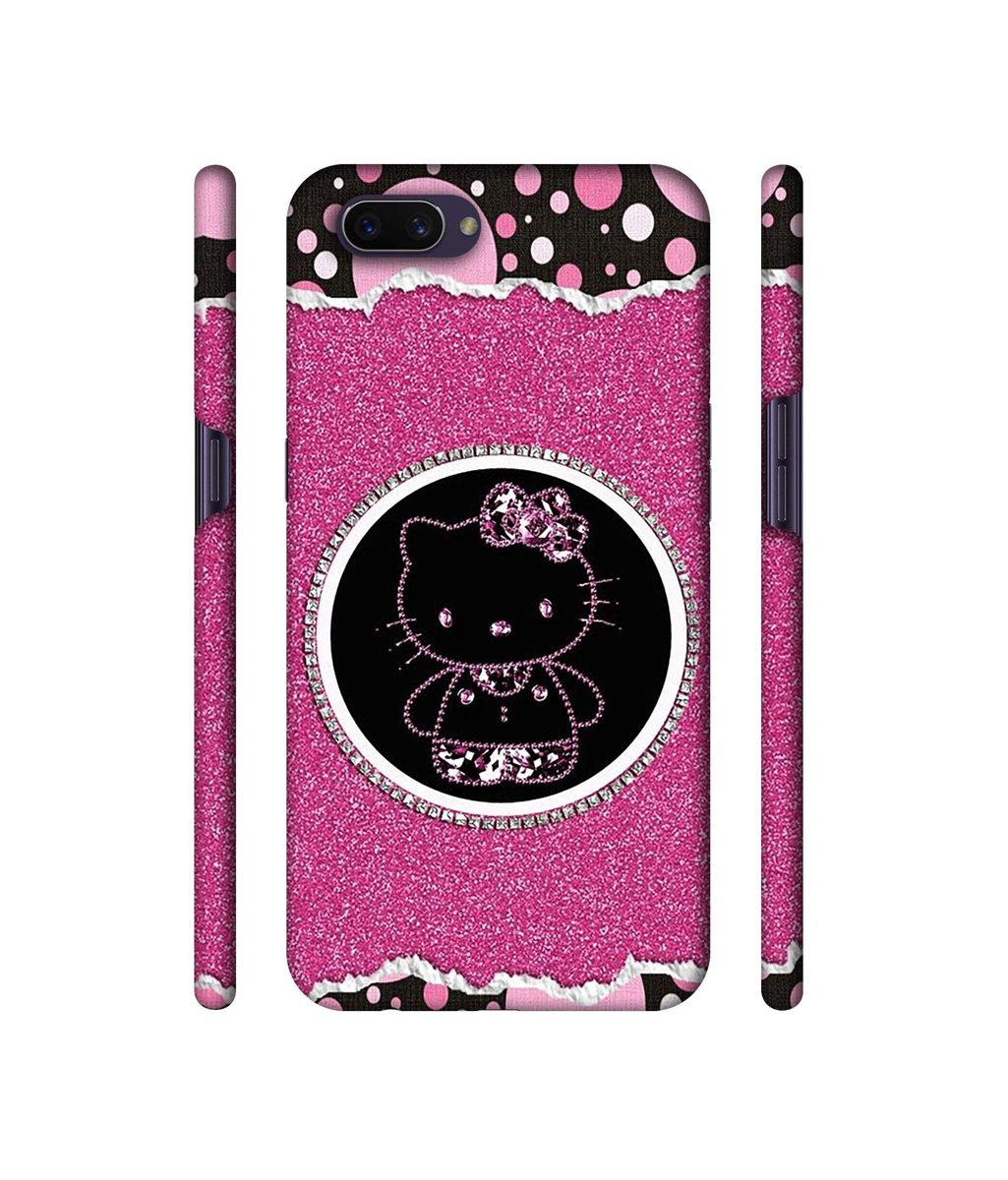 Amazon Brand - Solimo Designer Kitty with Glitter 3D Printed Hard Back Case Mobile Cover for Realme C1