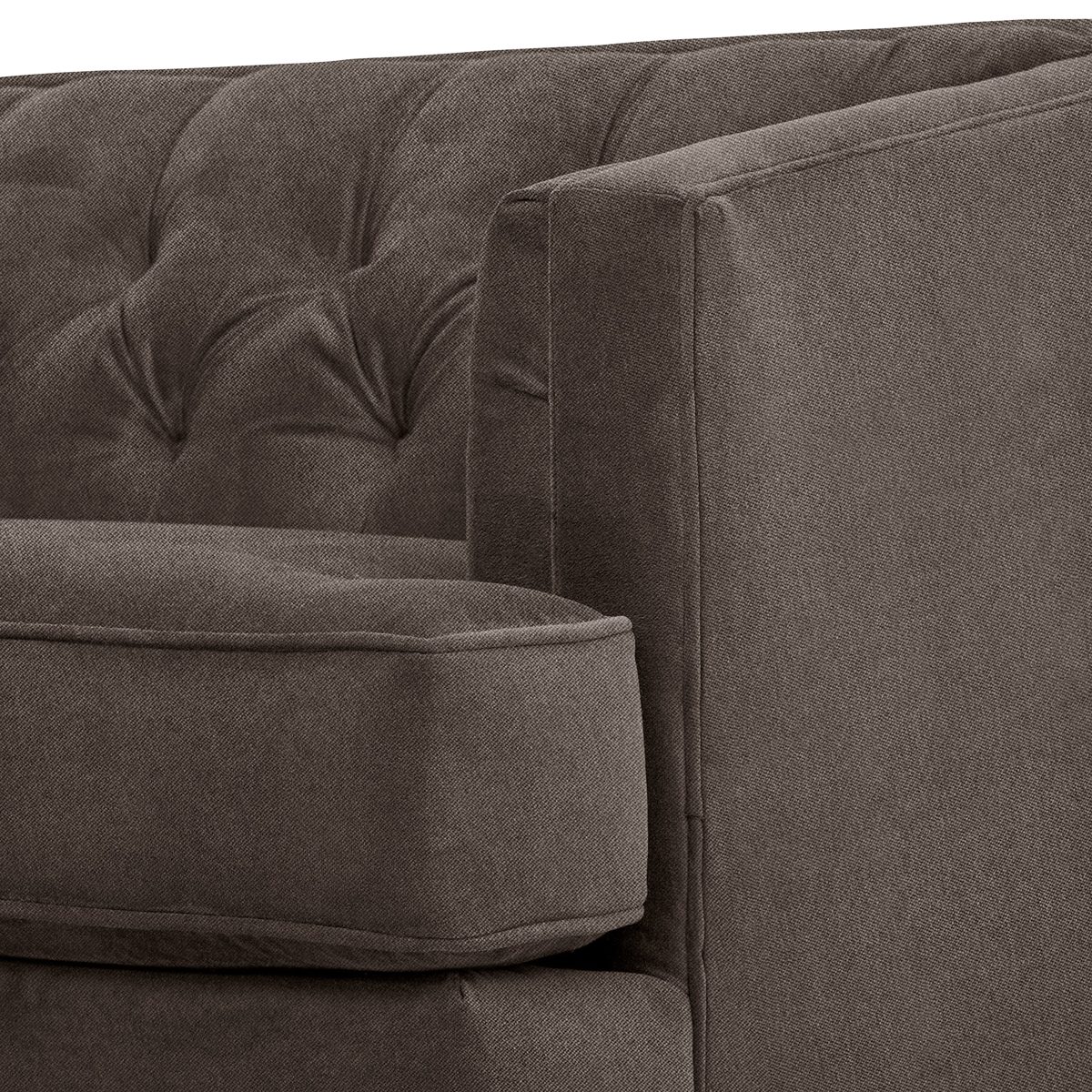 Amazon Brand – Stone & Beam Leila Tufted Sofa, 69" W, Pewter