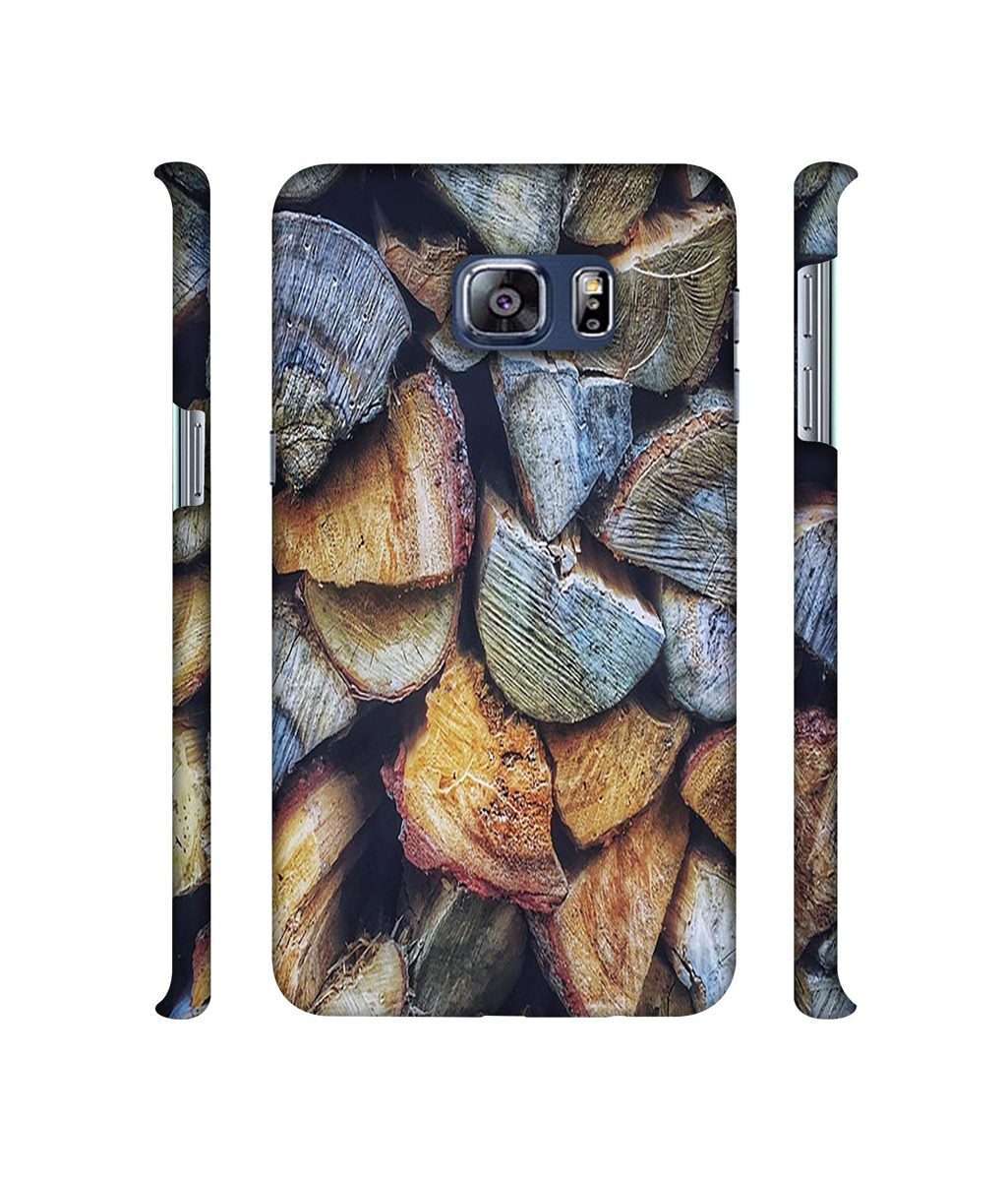 Amazon Brand - Solimo Designer Wooden Blocks Texture 3D Printed Hard Back Case Mobile Cover for Samsung Galaxy S6 Edge Plus