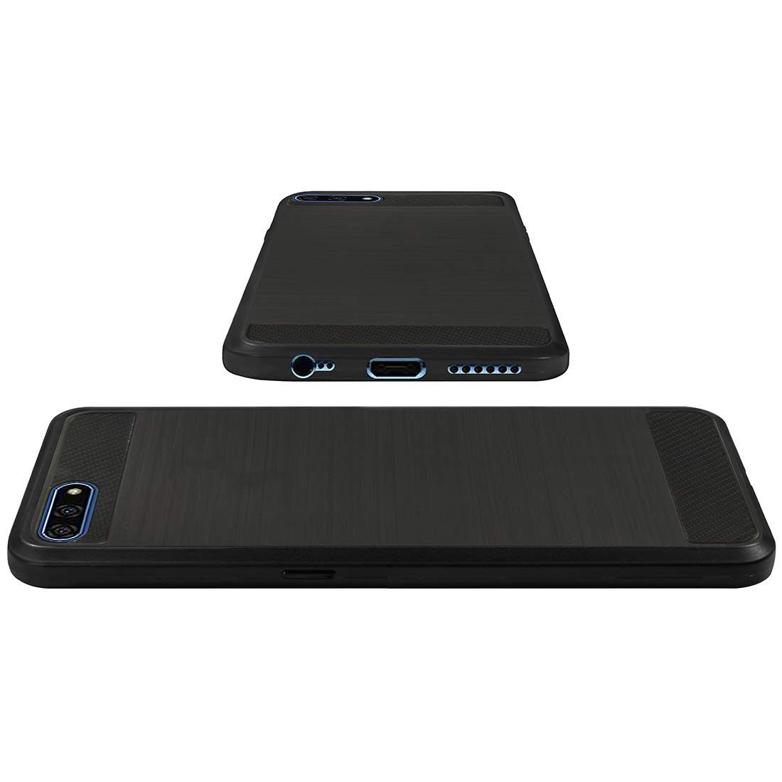 Amazon Brand - Solimo Protective Mobile Cover (Soft and Flexible Back Case) for Realme C2 (Black)