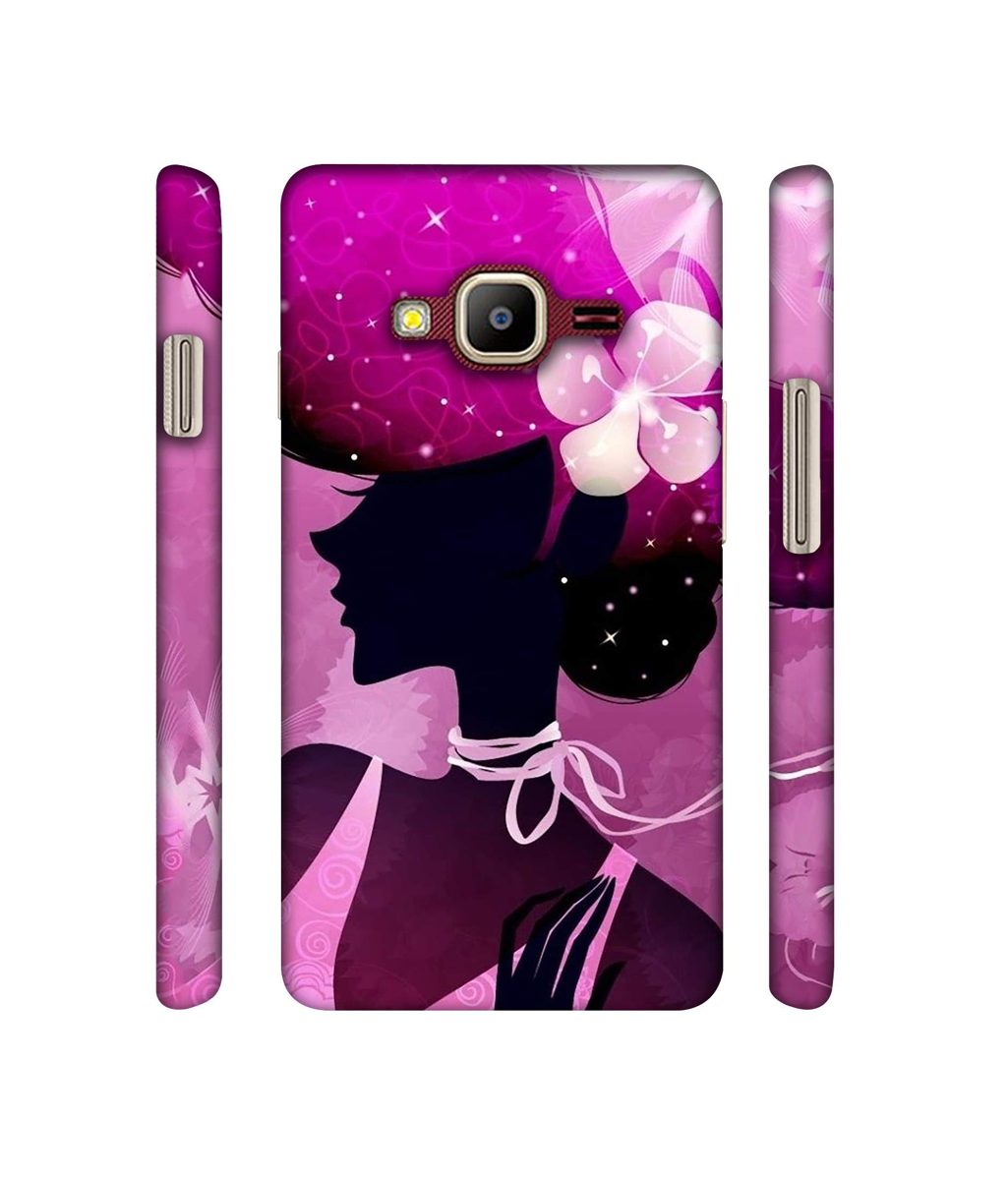 Amazon Brand - Solimo Designer Lady Vectors 3D Printed Hard Back Case Mobile Cover for Samsung Z2